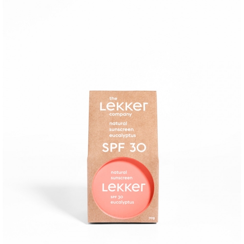 Disponibil în curând - SPF 30 Cremă de soare naturală 70g, LEKKER 