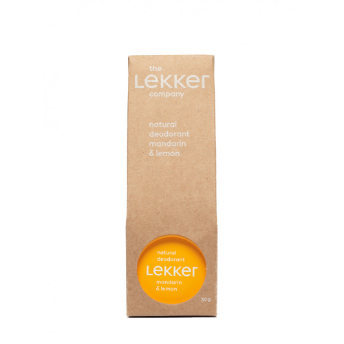 Deodorant cremă MANDARIN & LEMON (zero plastic), Lekker 30g