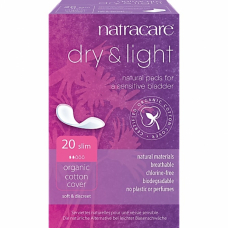 Absorbante light pentru incontinența urinară, Natracare