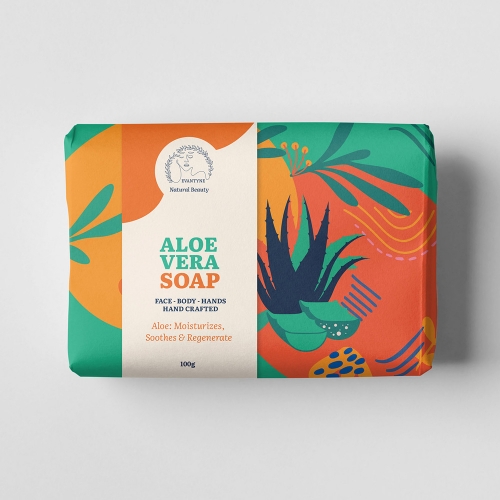 Săpun cu gel proaspăt de Aloe Vera, EVANTYNE