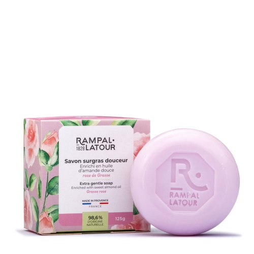 Săpun natural trandafir de Grasse Rampal Latour